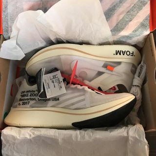 ナイキ(NIKE)の正規品 THE 10 Nike zoom fly US 9 off white (スニーカー)