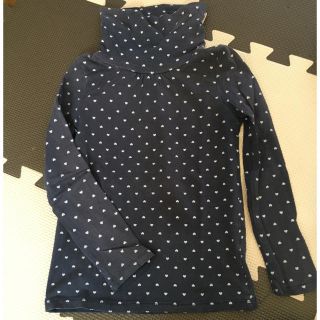 エイチアンドエム(H&M)の☆ H&M ハート水玉タートルネックTシャツ  2枚目から値引き(Tシャツ/カットソー)