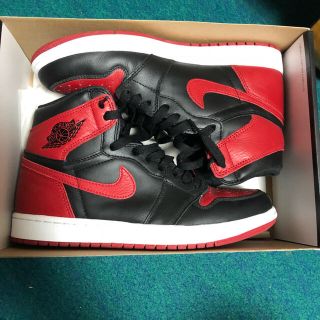 ナイキ(NIKE)のNIKE AIR JORDAN 1 BRED(スニーカー)