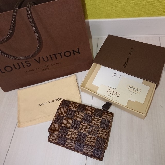 LOUIS VUITTON(ルイヴィトン)のLOUIS VUITTON  ダミエ 名刺入れ レディースのファッション小物(名刺入れ/定期入れ)の商品写真