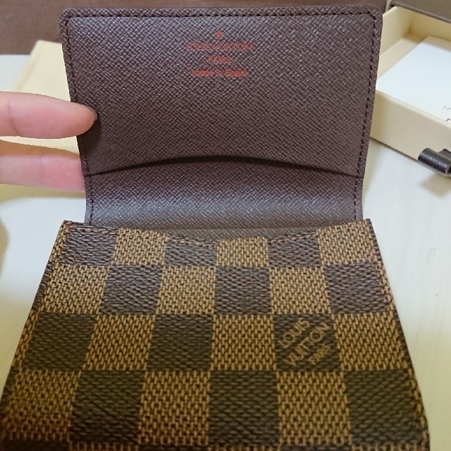 LOUIS VUITTON(ルイヴィトン)のLOUIS VUITTON  ダミエ 名刺入れ レディースのファッション小物(名刺入れ/定期入れ)の商品写真