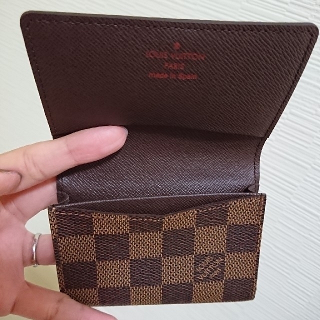 LOUIS VUITTON(ルイヴィトン)のLOUIS VUITTON  ダミエ 名刺入れ レディースのファッション小物(名刺入れ/定期入れ)の商品写真