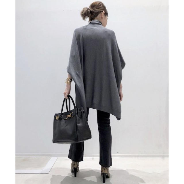 L'Appartement DEUXIEME CLASSE(アパルトモンドゥーズィエムクラス)のLABRADOR T/N Volume Knit◆  グレー 新品タグ付き レディースのトップス(ニット/セーター)の商品写真