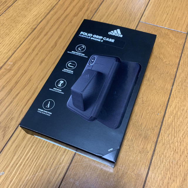 adidas(アディダス)のiPhone X用　SP Folio Grip Case　ブラック スマホ/家電/カメラのスマホアクセサリー(iPhoneケース)の商品写真