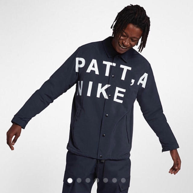 期間限定値下げ❗️NIKE×PATTA COACH JACKET Sメンズ