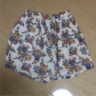 ◆花柄 キュロット ショートパンツ 3(キュロット)