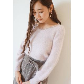 ニット/セーター JILL STUART セーター ニット ざっくり ベージュ V
