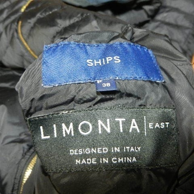 SHIPS(シップス)のaakt様専用【お買得リバーシブル】SHIPS（LIMONTA）ダウンコート 黒 レディースのジャケット/アウター(ダウンコート)の商品写真