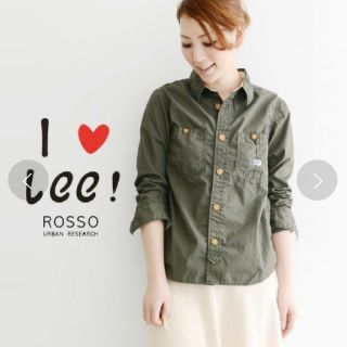 アーバンリサーチロッソ(URBAN RESEARCH ROSSO)のROSSO×Lee コラボ  ワークシャツ M(シャツ/ブラウス(長袖/七分))