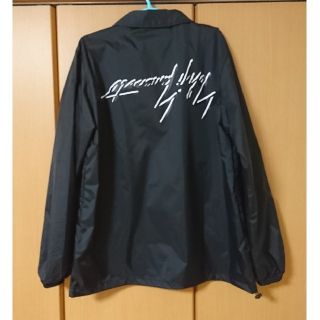 ヨウジヤマモト(Yohji Yamamoto)のGrand Ｙ /ヨウジヤマモト/逆さYY影ロゴプリントナイロンジャケット
(ナイロンジャケット)