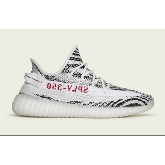 新品 国内正規 27.5cm YEEZY BOOST 350 V2 ZEBRA靴/シューズ