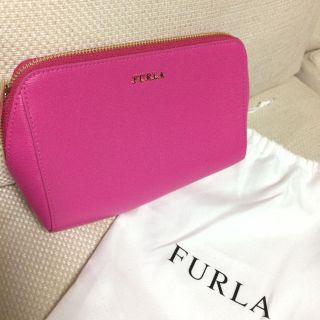 フルラ(Furla)の●FURLA●ピンクポーチ(ポーチ)