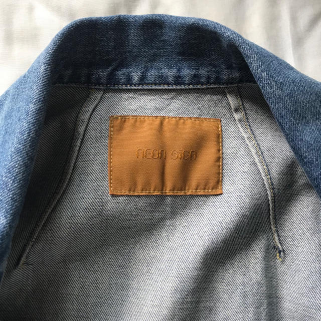 NEON SIGN デニムコート メンズのジャケット/アウター(Gジャン/デニムジャケット)の商品写真