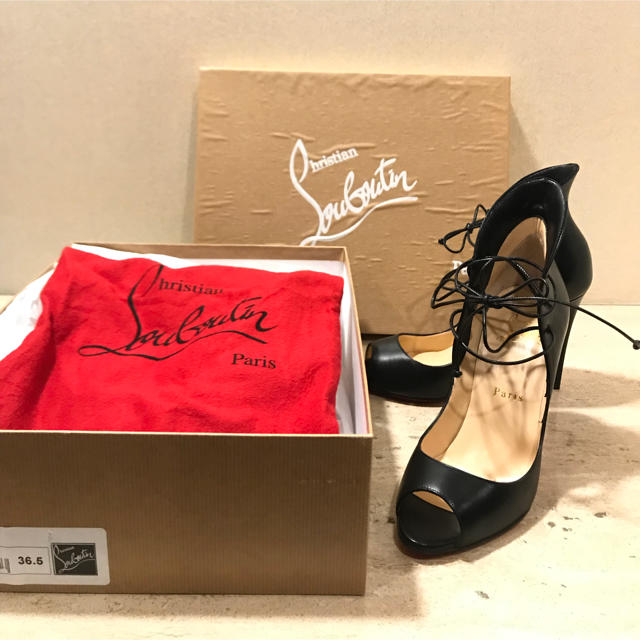 Christian Louboutin(クリスチャンルブタン)の新品● megavamp レースアップ ヒール レディースの靴/シューズ(ハイヒール/パンプス)の商品写真