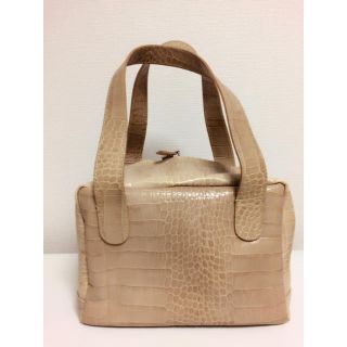 フルラ(Furla)の新品 グイアス クロコ型押しレザーバッグ(ハンドバッグ)