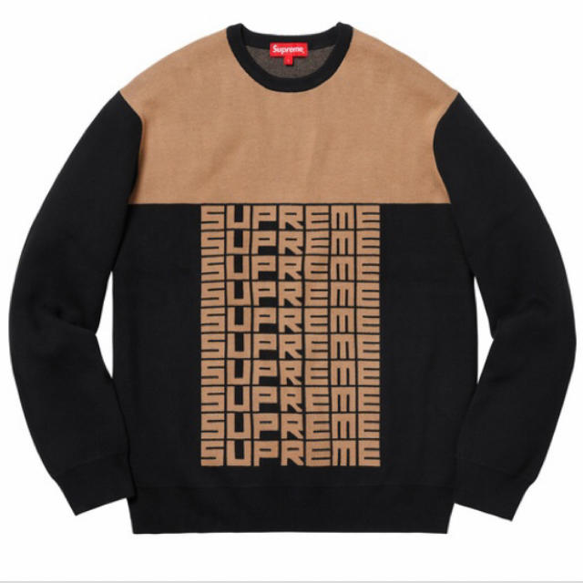 Supreme(シュプリーム)の【Mサイズ送料込】SUPREME   Logo Repeat Sweater メンズのトップス(ニット/セーター)の商品写真