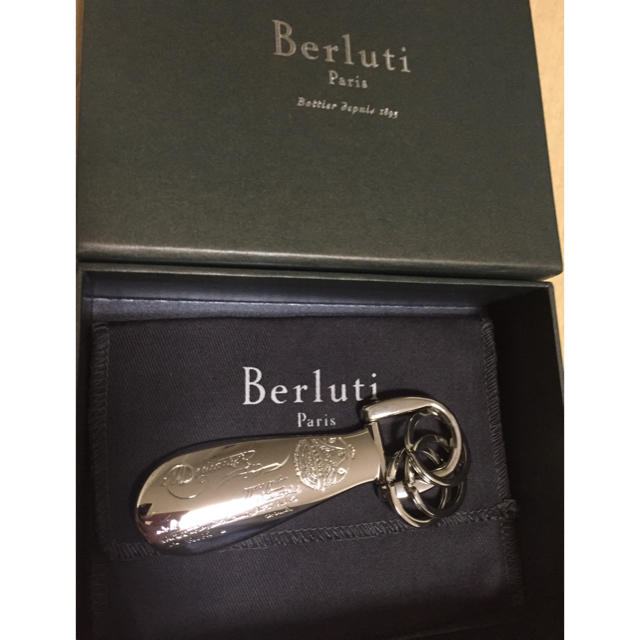 新品未使用 ベルルッティ Berluti 靴ベラ キーリング