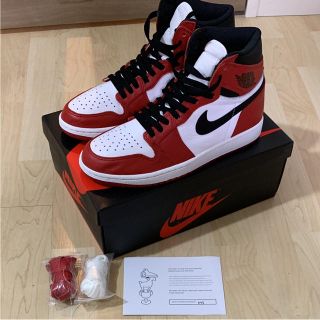 ナイキ(NIKE)の新品未使用 AIR JORDAN 1 RETRO HIGH OG CHICAGO(スニーカー)