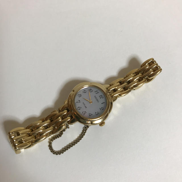 SEIKO(セイコー)のSEIKO ソーラー 腕時計 電池式 ゴールド レディースのファッション小物(腕時計)の商品写真