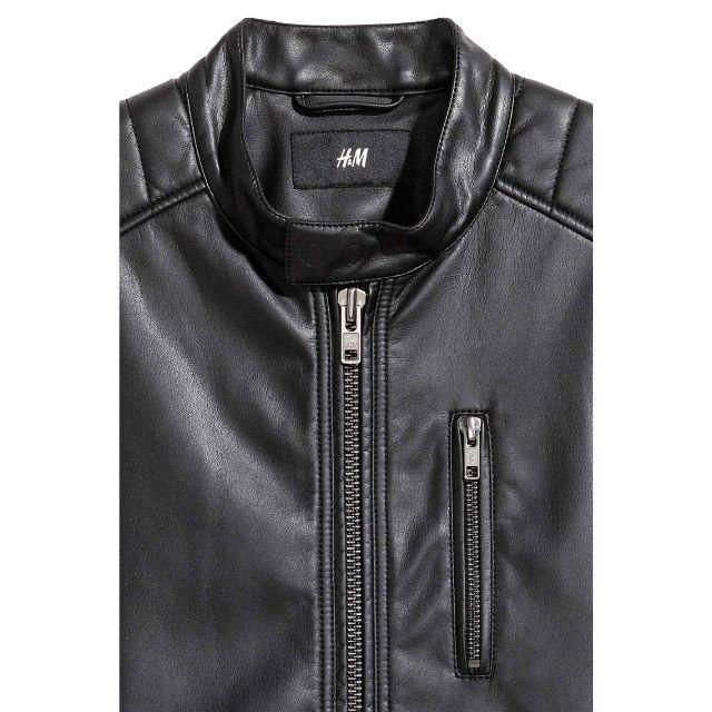H&M - 新品H&MシングルライダースバイカーズレザージャケットXSの通販