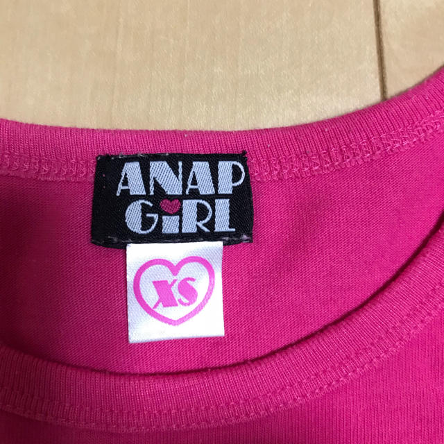 ANAP(アナップ)のANAP GIRL  サイズ XS（150cm） キッズ/ベビー/マタニティのキッズ服女の子用(90cm~)(Tシャツ/カットソー)の商品写真