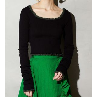 パメオポーズ(PAMEO POSE)のPAMEO  POSE BETTY’S FRILL KNIT(ニット/セーター)