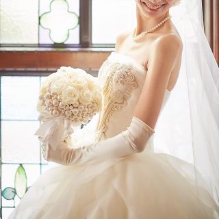 ヴェラウォン(Vera Wang)の[Wedding] グローブ・オフホワイト(ウェディングドレス)