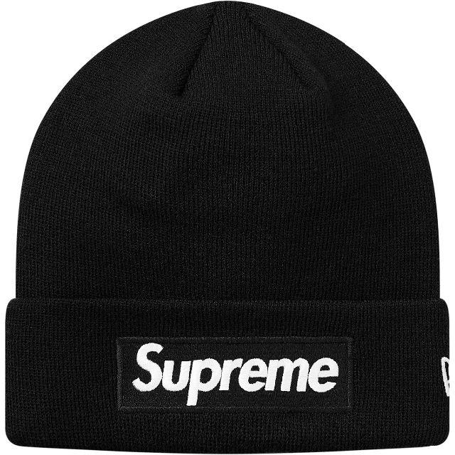 Supreme New Era Box Logo Beanie 黒 Blackキャップ