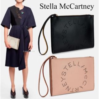 ステラマッカートニー(Stella McCartney)の【ステラマッカートニー】ロゴ クラッチバッグ(クラッチバッグ)