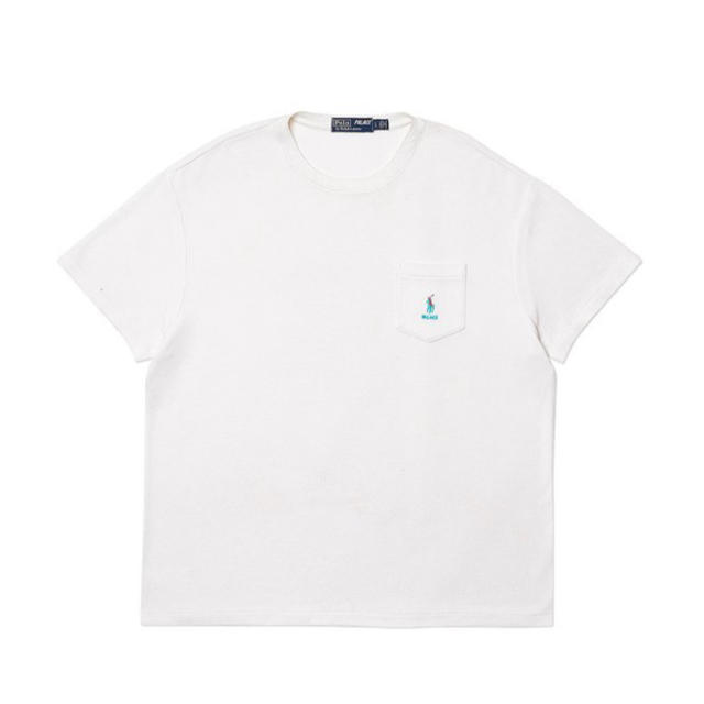 Ralph Lauren(ラルフローレン)のPALACE/Ralph Lauren Waffle Pocket Tee 白M メンズのトップス(Tシャツ/カットソー(半袖/袖なし))の商品写真