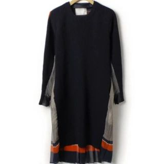 サカイ(sacai)の週末お値下げ Sacai ドッキングワンピース(ひざ丈ワンピース)