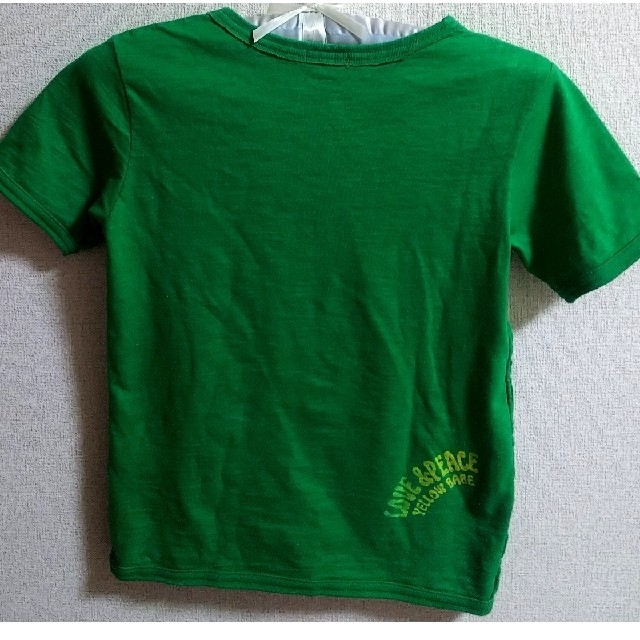 RAG MART(ラグマート)のYELLOW BABE 半袖 Tシャツ(緑) 130センチ キッズ/ベビー/マタニティのキッズ服男の子用(90cm~)(Tシャツ/カットソー)の商品写真