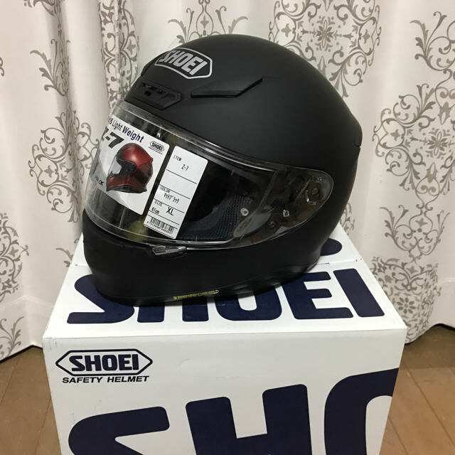 安い公式 SHOEI Z-7 XL マットブラック 2017年9月購入 ...