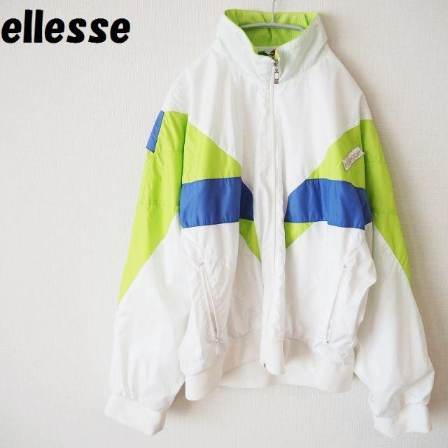 ellesse(エレッセ)のひなさん専用エレッセ マルチカラーナイロンジャケット サイズM レディースのジャケット/アウター(ナイロンジャケット)の商品写真