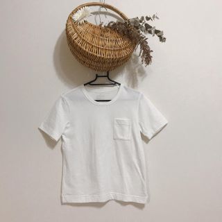 ムジルシリョウヒン(MUJI (無印良品))の無印良品 白Ｔシャツ XS(Tシャツ(半袖/袖なし))