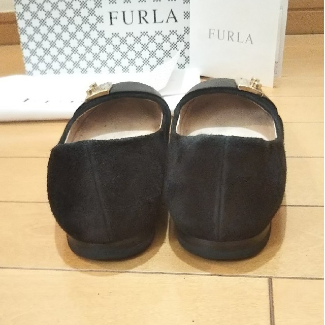 Furla(フルラ)のFURLA ブラックスエード 靴 23㎝ レディースの靴/シューズ(ハイヒール/パンプス)の商品写真