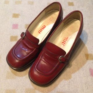 ミュウミュウ(MIU MIU)のMiu Miu ヴィンテージ風パンプス(ハイヒール/パンプス)