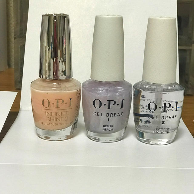 OPI ジェルブレイク&インフィニットシャイン 3本セット