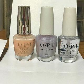 オーピーアイ(OPI)のOPI ジェルブレイク&インフィニットシャイン 3本セット(マニキュア)