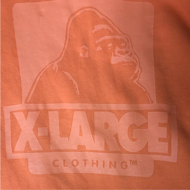 XLARGE(エクストララージ)のX-LARGE エクストララージ パーカー オレンジ 古着 プルオーバー メンズのトップス(パーカー)の商品写真