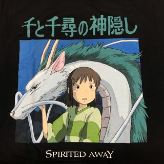 千と千尋の神隠し 千尋とカオナシのプリントTシャツ スタジオジブリ