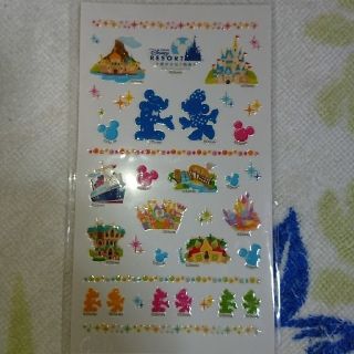 ディズニー ステッカー  2枚 非売品(キャラクターグッズ)