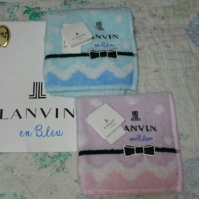 LANVIN en Bleu(ランバンオンブルー)のランバン  エンブルーハンカチセット レディースのファッション小物(ハンカチ)の商品写真