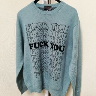 シュプリーム(Supreme)の国内正規品m込み fuck you sweater　新品(ニット/セーター)