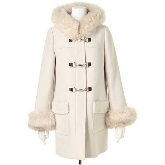 売切り値下げJUSGLITTY*ダッフルコート☆White | tradexautomotive.com