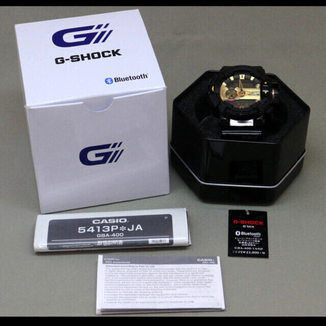 G-SHOCK(ジーショック)のCASIO カシオGショック GBA-400-1A9JF Bluetooth メンズの時計(腕時計(アナログ))の商品写真