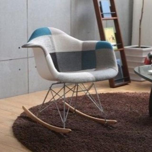 ロッキングアームシェルチェア デザイナーズ イームズ RAR eames インテリア/住まい/日用品の椅子/チェア(ロッキングチェア)の商品写真