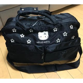 サンリオ(サンリオ)の【まゆ様専用】ハローキティ 旅行バッグ  （ブラック）(ボストンバッグ)