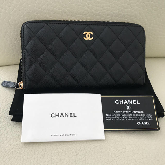 最新デザインの - CHANEL 美品⭐️シャネル 長財布 ラウンドファスナー ...