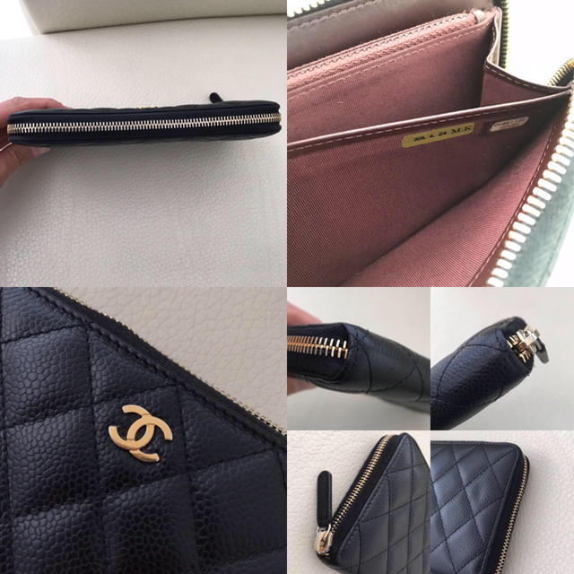 CHANEL(シャネル)の美品⭐️シャネル キャビアスキン マトラッセ ラウンドファスナー 長財布  レディースのファッション小物(財布)の商品写真